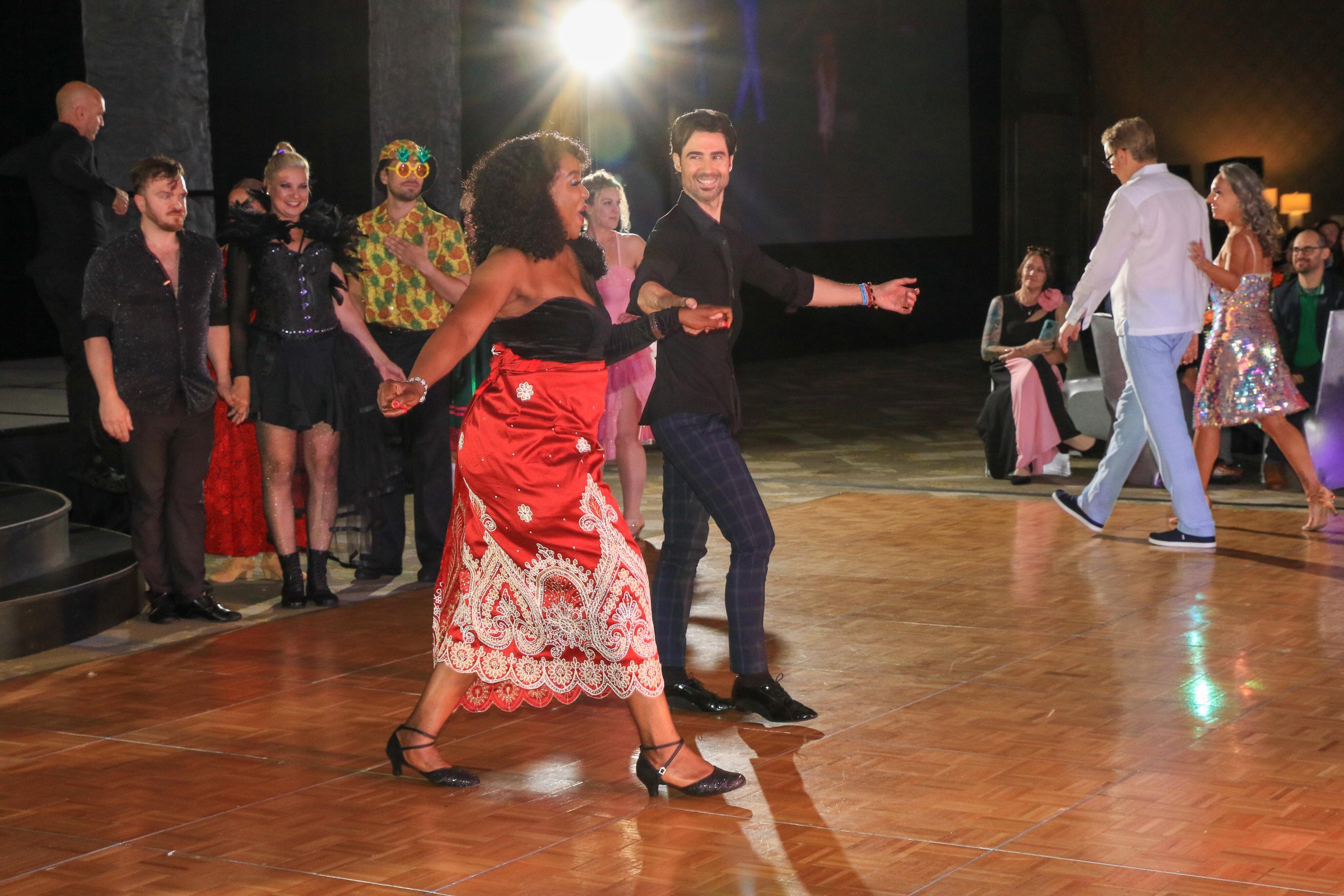 Dancers performing at Let's Dance Louisville